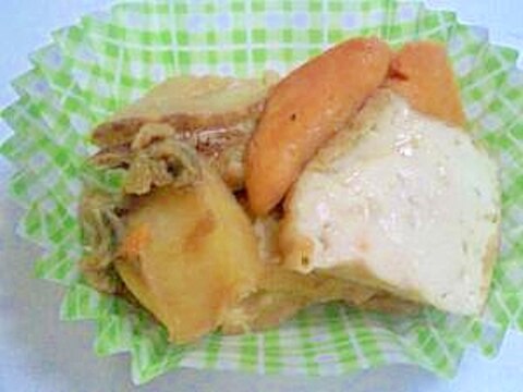 お弁当のおかずに♪ホタテと厚揚げ煮